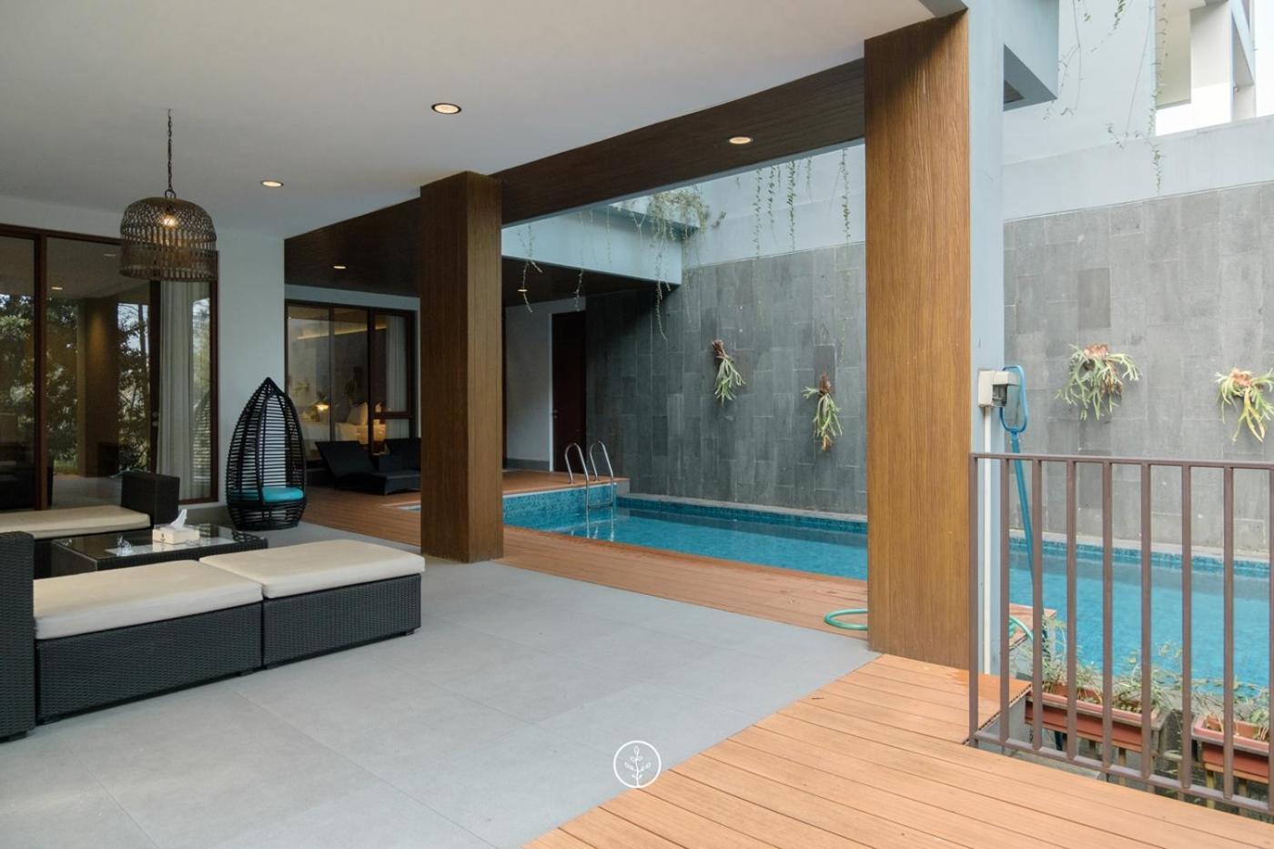 Asmaya Hill View Villa 7 Bedrooms With A Private Swimming Pool Bandung Esterno foto