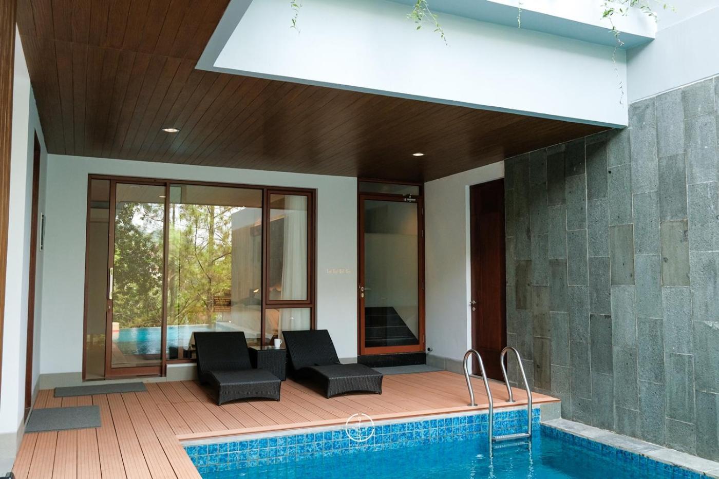 Asmaya Hill View Villa 7 Bedrooms With A Private Swimming Pool Bandung Esterno foto