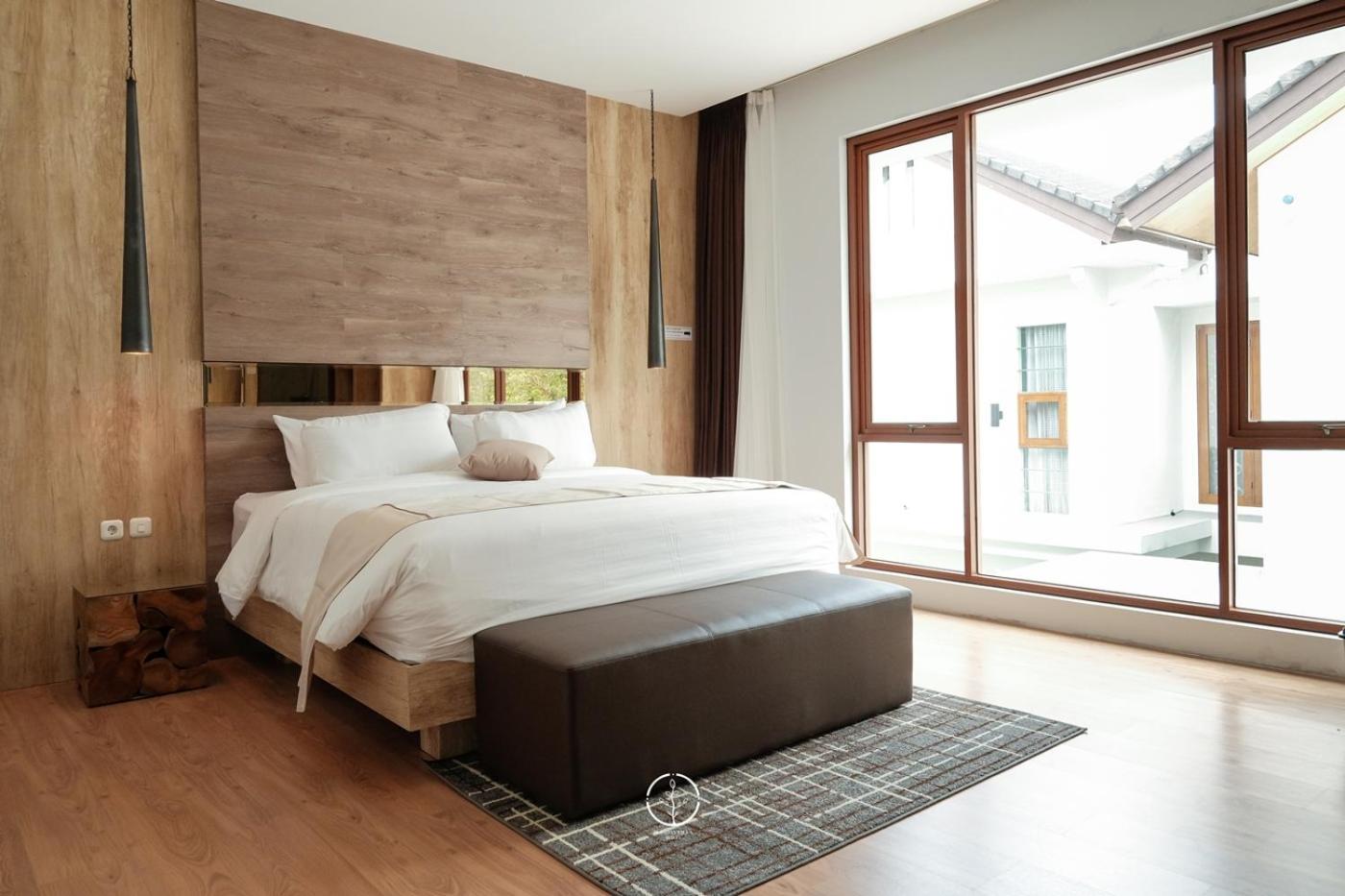 Asmaya Hill View Villa 7 Bedrooms With A Private Swimming Pool Bandung Esterno foto